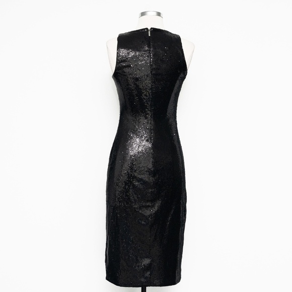 MICHAEL Michael Kors. Solid Sequin Midi Dress. - Picture 3 of 14